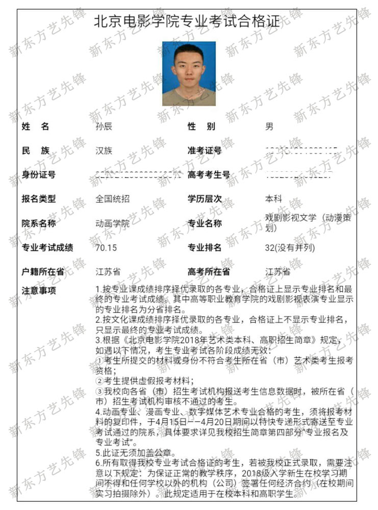 北京電影學院：戲劇影視文學