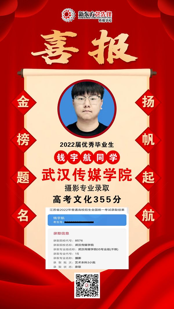 錢宇航 武漢傳媒學院